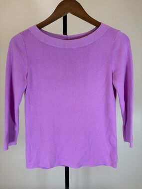 Talbots Petite Lavender Knit Top | Size MP